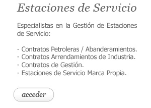 Acceder gestion estaciones de servicio